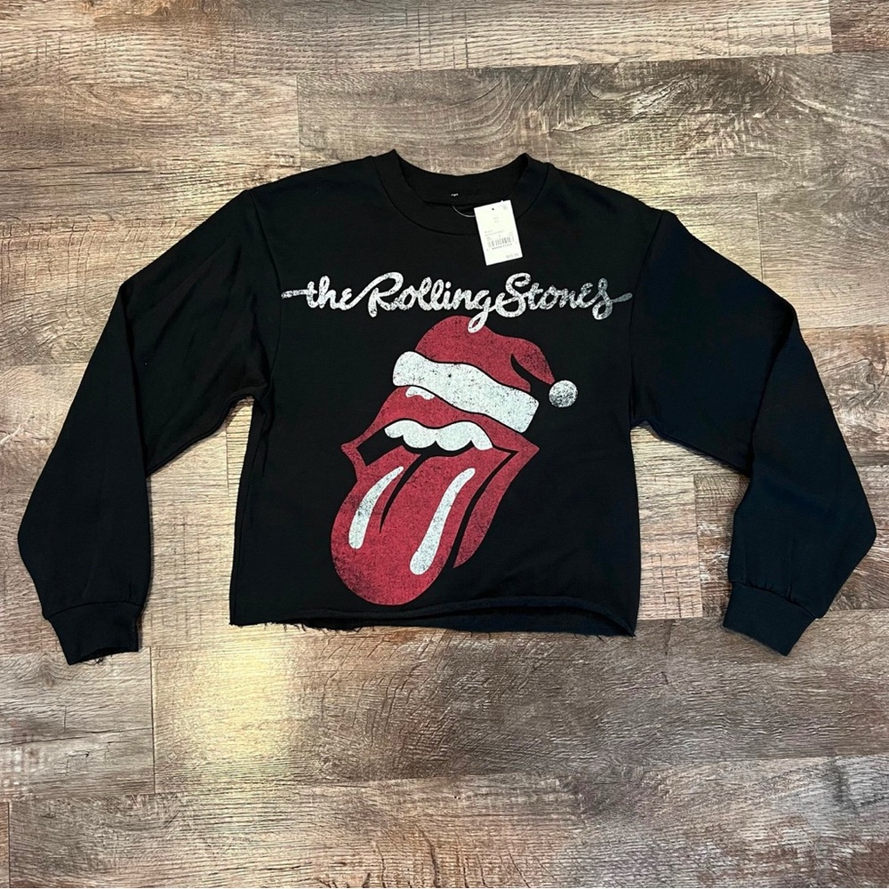 Rolling Stones Black Graphic Sweatshirt